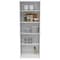 Tuhome Multistorage Pantry Cabinet, Five Shelves, Double Door Cabinet, White MLB4469 - alternate 4